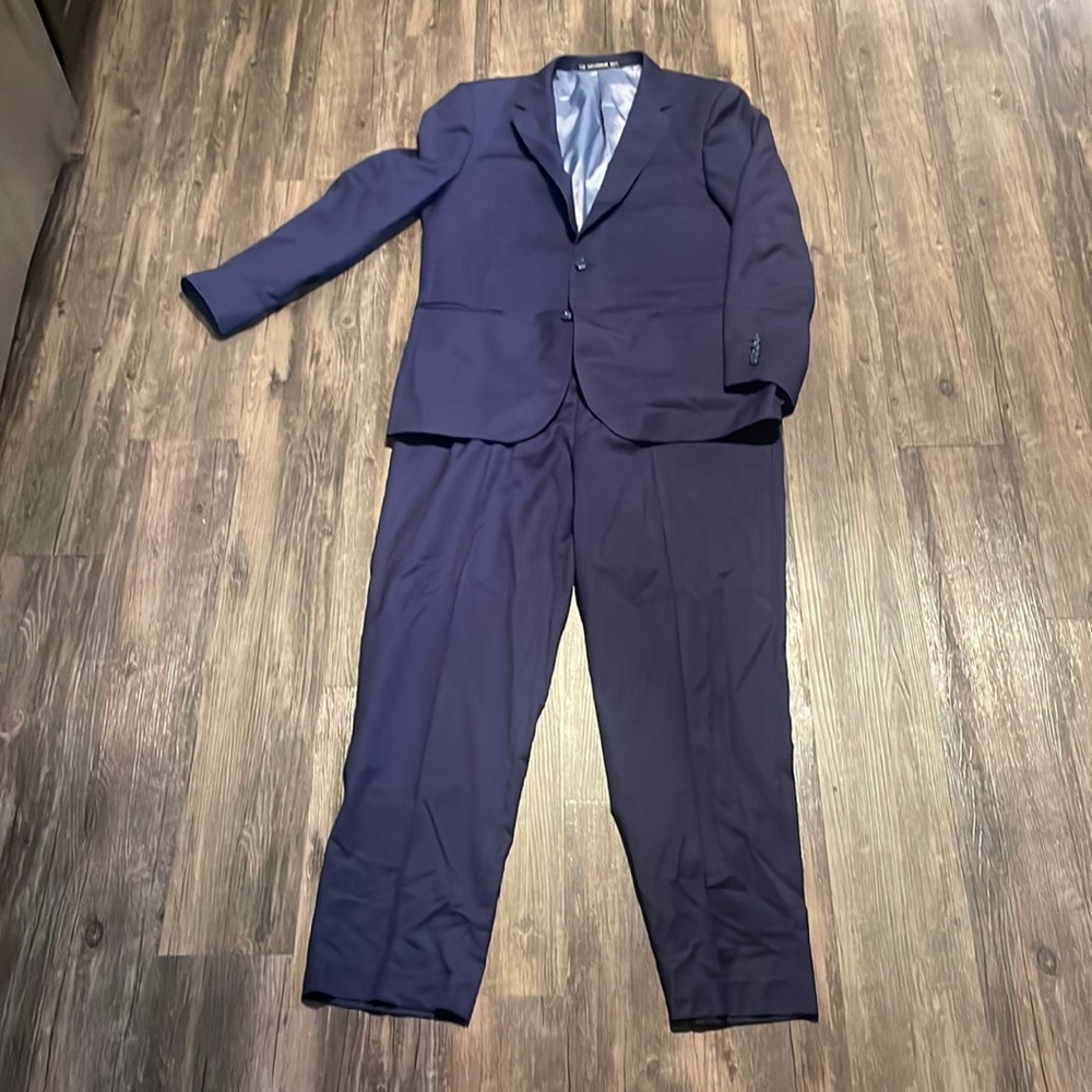 Blue suit